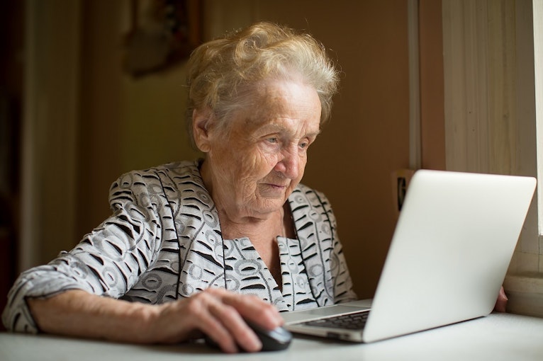 Woman On Computer