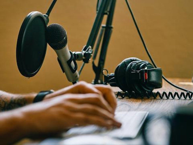 Microphone and earphones